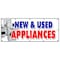Signmission NEW & USED APPLIANCES BANNER SIGN refrigerator washer dryer delivery B-120 New & Used Appliances - alternate 1